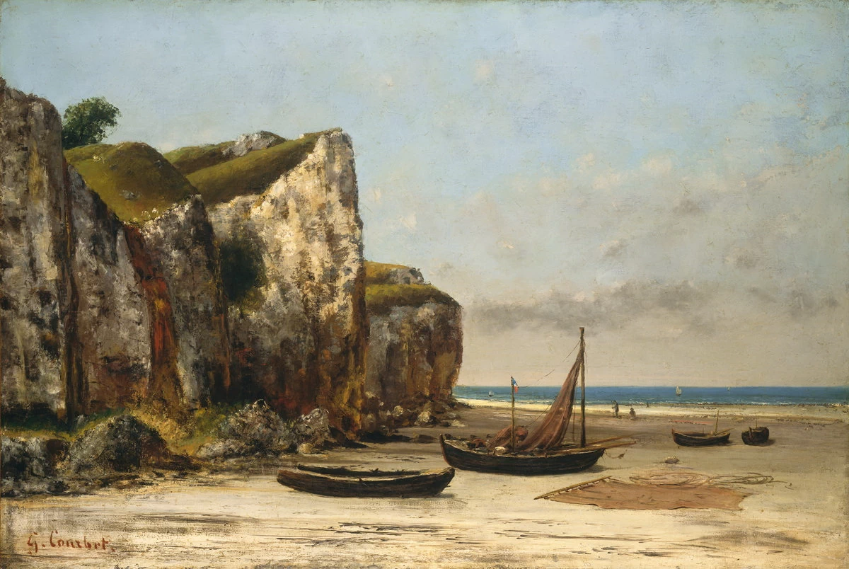  273-Spiaggia di Etretat, Normandia-National Gallery of Art - Washington 